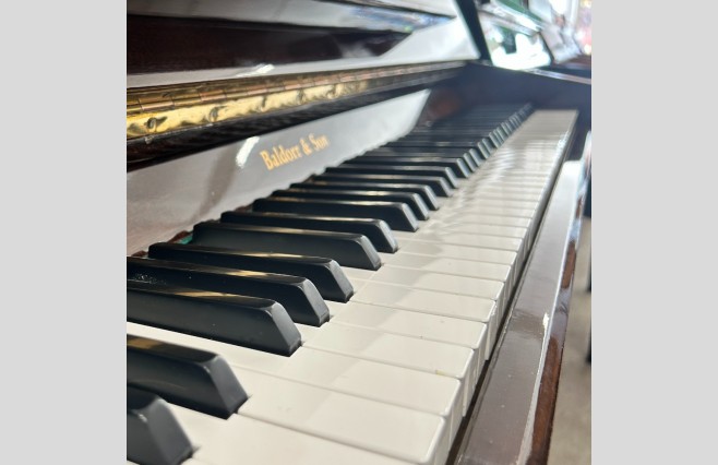 Baldorr & Son Polished Mahogany 108 Upright Piano, Used - All Inclusive Premium Package (SN:193594) - Image 9